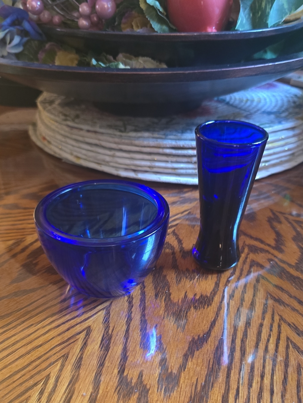 Vintage Hard To Find Colbalt Blue Glass